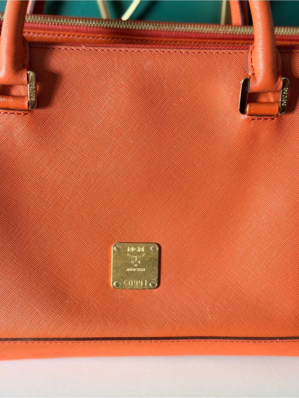 MCM Top-Handle Satchel